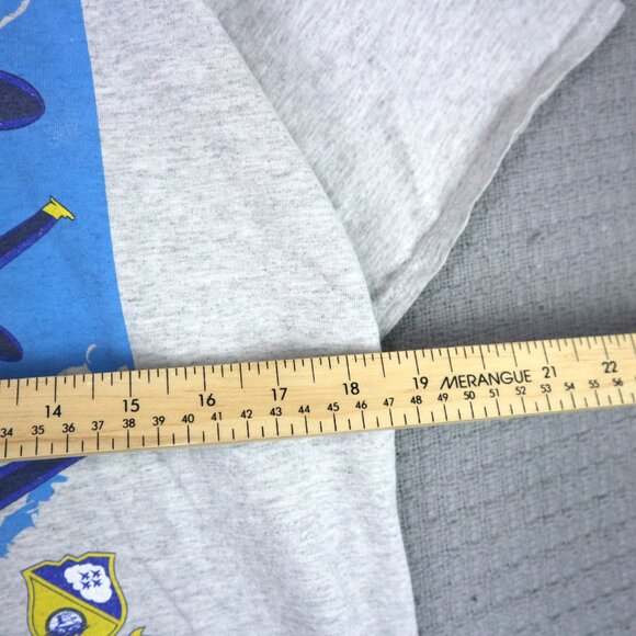 USA Navy Blue Angels Plane Tee Mens Medium Vintage - Picture 6 of 7